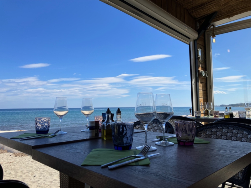 Restaurant en bord de mer, San-Nicolao, BOR DI MARE
