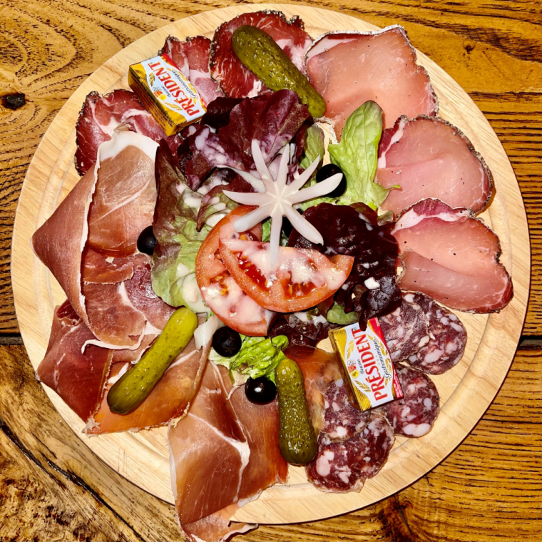 Assiette de charcuteries