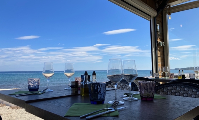 Restaurant en bord de mer, San-Nicolao, BOR DI MARE